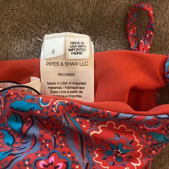 Veronica Beard NWT Gavitella Bottoms in Textured Floral Spicy Red MT Siz… - Picture 8 of 10